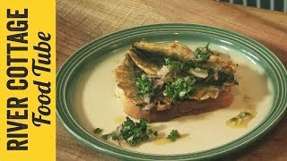 Smoked Sardines on Toast Recipe  Tim Maddams  River Cottage [upl. by Heffron]