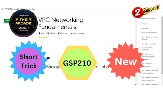 2024 VPC Networking Fundamentals  GSP210  qwiklabs  Shorttrick  arcade2024 [upl. by Ecnerwal220]