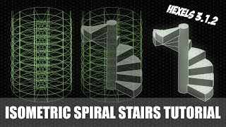 HEXELS Spiral Stairs Tutorial [upl. by Aipotu793]