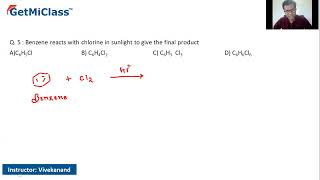 Benzene final product KCET 11th Chemistry Hydrocarbons [upl. by Iahk]