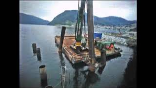 Junttan PM26LC piling rig Fundamentering AS Norway [upl. by Novrej]