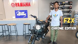 Yamaha FZX Chrome and Metallic Black colour review in Tamil  groom colour  new features  price [upl. by Ahsan]