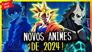 5 NOVOS ANIMES DE 2024 QUE VOCÊ NÃO PODE PERDER 😲 [upl. by Loralee]