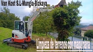 TRABAJOS DE LIMPIEZA MAQUINARIA PESADA  MINIEXCAVADORA TAKEUCHI 335RDUMPER WACKER NEUSON 1501 [upl. by Aznofla]