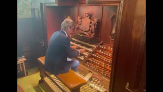 Toccata Psalm 42  5 Improvisation  Organist Jan Noordzij [upl. by Adarbil]