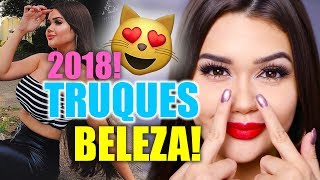 10 truques de BELEZA que REALMENTE funcionam 2018 [upl. by Eniwtna]