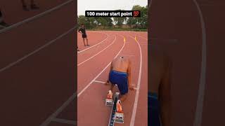 100 meter start point  200 meter running  viral video  athletics power  army training  short [upl. by Adianez]