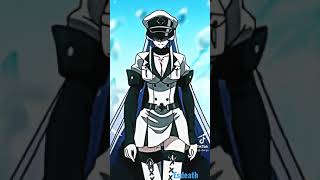 Esdeath edit Akame ga kill shorts [upl. by Howzell]