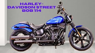 New Harley Davidson Street Bob 114 Blue [upl. by Abigale]