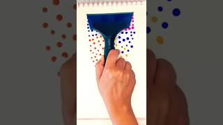 CREATIVE 🧿 Squeegee Art shorts ytshortsatisfyingart satisfying squeegee drawing drawingideas [upl. by Sargent]