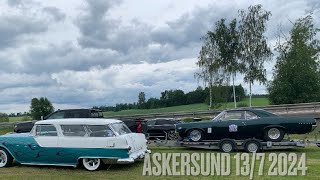 Car and bike meet 137 2024 Askersund Cruising 🇺🇸Enköping tryck amp pys Prenumerera amp gilla 👍 🇸🇪🇺🇸👍👌 [upl. by Hurty]