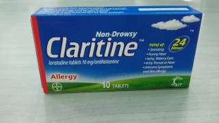 Claritin 10 mg tablets كلاريتين 10 ملجم  نظرة سريعة لشكل العلبة والثمن والمادة الفعالة [upl. by Naarah]