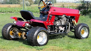 Making Crazy Lawn Tractor 600cc 100Hp [upl. by Thomson36]