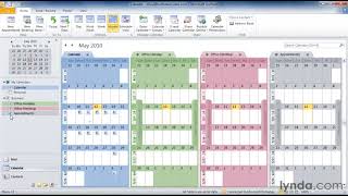 Outlook Tutorial  How to work with multiple calendars [upl. by Aymer816]