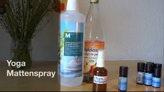 YogamattenReinigungsspray selber machen  2 Rezepte [upl. by Erlinna]