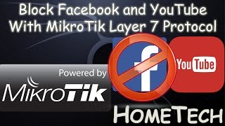 Block any website on Mikrotik Router Firewall Configuration  Block websites using Layer 7 Protocol [upl. by Rugg994]