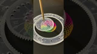 Spirograph geometric pattern geometricdesigns satisfyingvideo geometricpatterns spirographasmr [upl. by Nibaj]