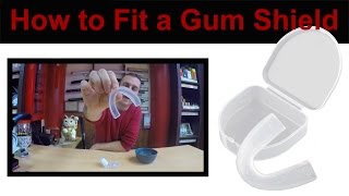 How to fit a Gum Shield or mouth guard  How to  Enso Martial Arts Shop [upl. by Anniram]