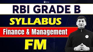 Finance and Management Syllabus RBI Grade B Phase 2 Exam  FM Syllabus RBI  EduTap RBI Syllabus [upl. by Phyllida]