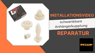 Reparatursatz Zahnrad elektrisch schwenkbare Anhängerkupplung CRH Motor Reparatur für BMW [upl. by Adnileb]