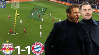 Nagelsmann 3241 Issues With Jaissles Tactics  RB Salzburg vs Bayern Munich  Tactical Analysis [upl. by Ardnnaed]