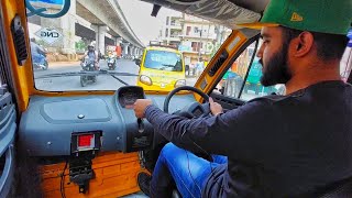 2023 Bajaj Qute Driving Review  On road presence road stability  power  gear music system [upl. by Ativla846]