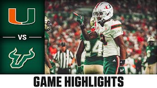 Miami vs South Florida Game Highlights  2024 ACC Football [upl. by Nniuq]