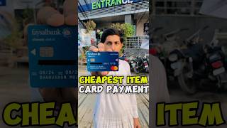 Buy cheapest item from super market and payment from card😲 minivlog food shorts [upl. by Amocat]