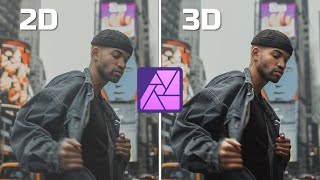 Dreidimensionaler Look für deine Bilder  Mehr Tiefe erzeugen in Affinity Photo 2 [upl. by Ytsirc]