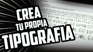 Así cree mi propia tipografía 🙌  Tutorial de ilustrator [upl. by Lombardo]