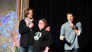 Jensen and Jared answer the question what has been their favorite scene to shoot this season [upl. by Annor951]