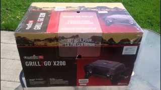 CharBroil X200 Tru Infrared Portable Grill Unboxing amp Assembly [upl. by Asi]