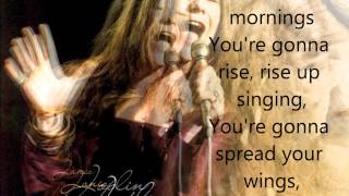 Janis Joplin  Summertime with lyrics [upl. by Hahsi]