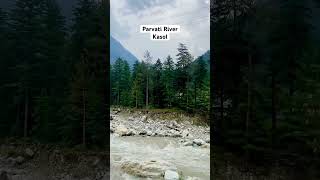 Kasol Parvati River kasol parvatiriver ytshortsindia [upl. by Eihtak]