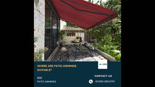 Where Are Patio Awnings Suitable iris pune shorts awningsealersinpune patioawningdealersinpune [upl. by Goles824]