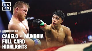 Canelo Alvarez vs Jaime Munguia  Full Card Highlights [upl. by Ardua17]