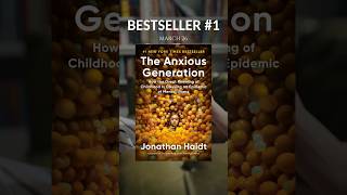 Bestseller Book Recommendation  The Anxious Generation by Jonathan Haidt [upl. by Sturdivant]