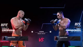 PRIME Donald Cerrone vs PRIME Tony Ferguson Fight Simulation UFC 5 [upl. by Lowrie]