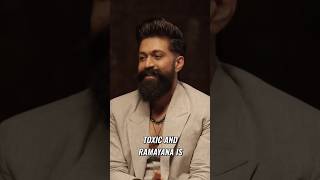 YASH Reveals About 𝗞𝗚𝗙 𝟯 🔥🔥 Ramayana and Toxic kgf3 yash shorts [upl. by Enitnatsnoc]