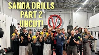 Sanda Drills Part 2 uncut Can they work with any style [upl. by Ellehsal]