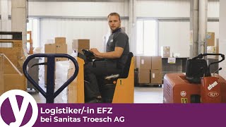 Lehre als Logistikerin bei Sanitas Troesch AG [upl. by Ellenaej266]