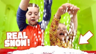 Do It Yourself Snow 3 Easy Science Experiments for Kids to do at Home [upl. by Oicnoel999]