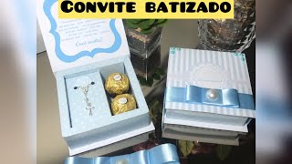 CAIXA CONVITE BATIZADO arq disponível [upl. by Atsedom]