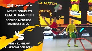 Thailand vs Brazil  Gala match  Teqball World Championships 2022 Nuremberg [upl. by Medwin]