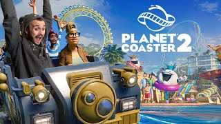 ITS FINALLY HERE  Planet Coaster 2 DAY ONE [upl. by Anehsak]