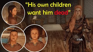 Skyrim Which kid is going to assassin the Jarl [upl. by Olleina785]