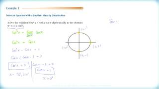 Math 3200  Ch6 Sec64  Solving Trigonometric Equations Using Identities Part II [upl. by Papert]