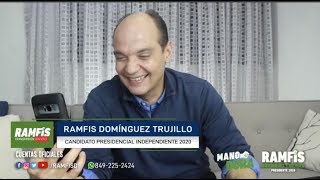 Ramfis Domínguez Trujillo preguntas y respuestas sobre candidatura independiente [upl. by Leksehcey805]