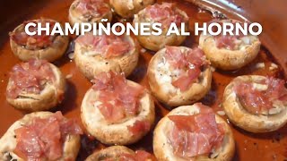 Champiñones al horno  Receta fácil y económica  Muy ricos [upl. by Dal]