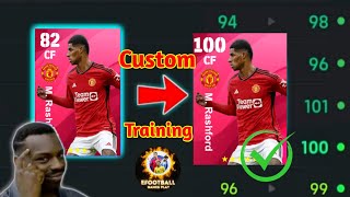 How To Train M Rashford In efootball 2024  Rashford Max Level Training efootball efootball pes [upl. by Cherin]